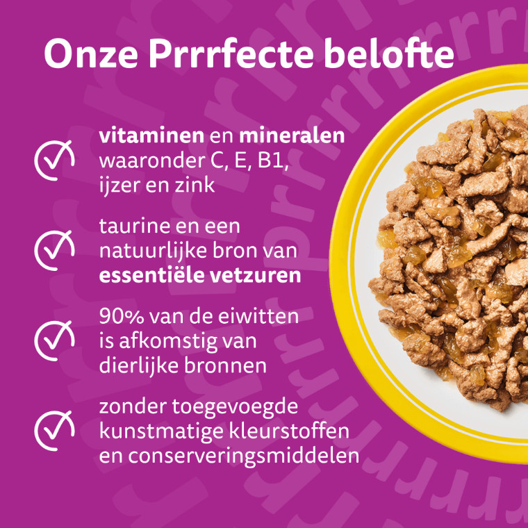 Whiskas 7+ Gevogelte Selectie in gelei natvoer kat multipack (zakjes 85 g)