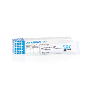 AA-Retinol 15 Vitamine A oogzalf voor hond en kat 10 ml