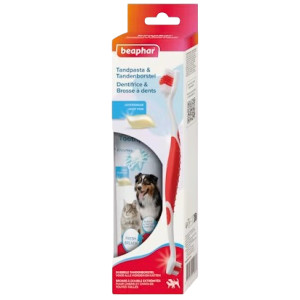 Beaphar Combipack tandpasta & tandenborstel voor hond en kat 2 Combipacks