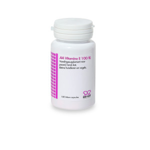 AA Vitamine E 100 IE voedingssupplement voor dieren (capsules) 200 capsules