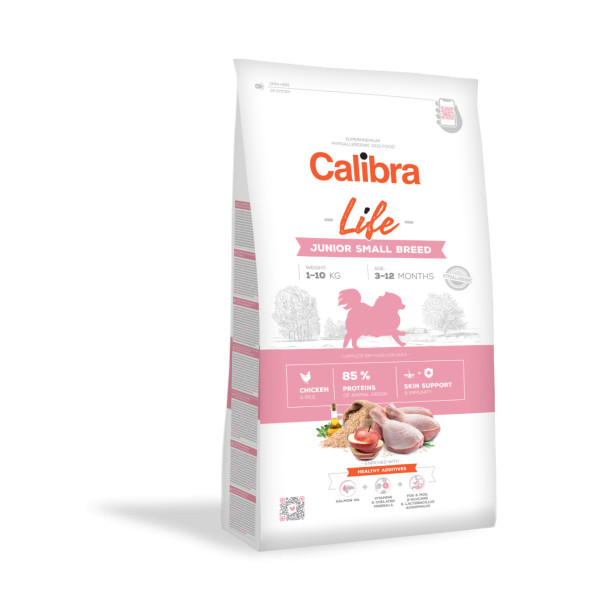 Calibra Calibra Life Junior Small Breed kip en rijst hondenvoer 6 kg