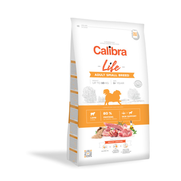 Calibra Calibra Life Adult Small Breed lam en rijst hondenvoer 6 kg