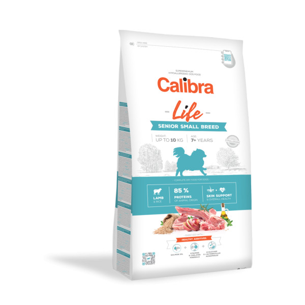 Calibra Calibra Life Senior Small Breed lam en rijst hondenvoer 6 kg