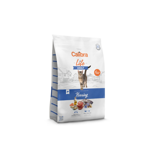 Calibra Calibra Life Adult haring kattenvoer 6 kg