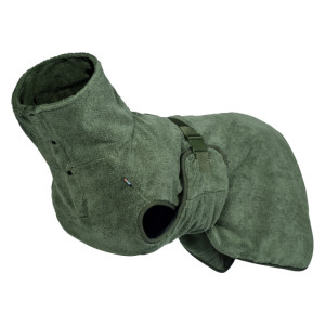 Rukka - Medea x Bathrobe badjas olijfgroen voor de hond L