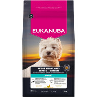 Eukanuba West Highland White Terrier Adult hondenvoer 3 x 2,5 kg
