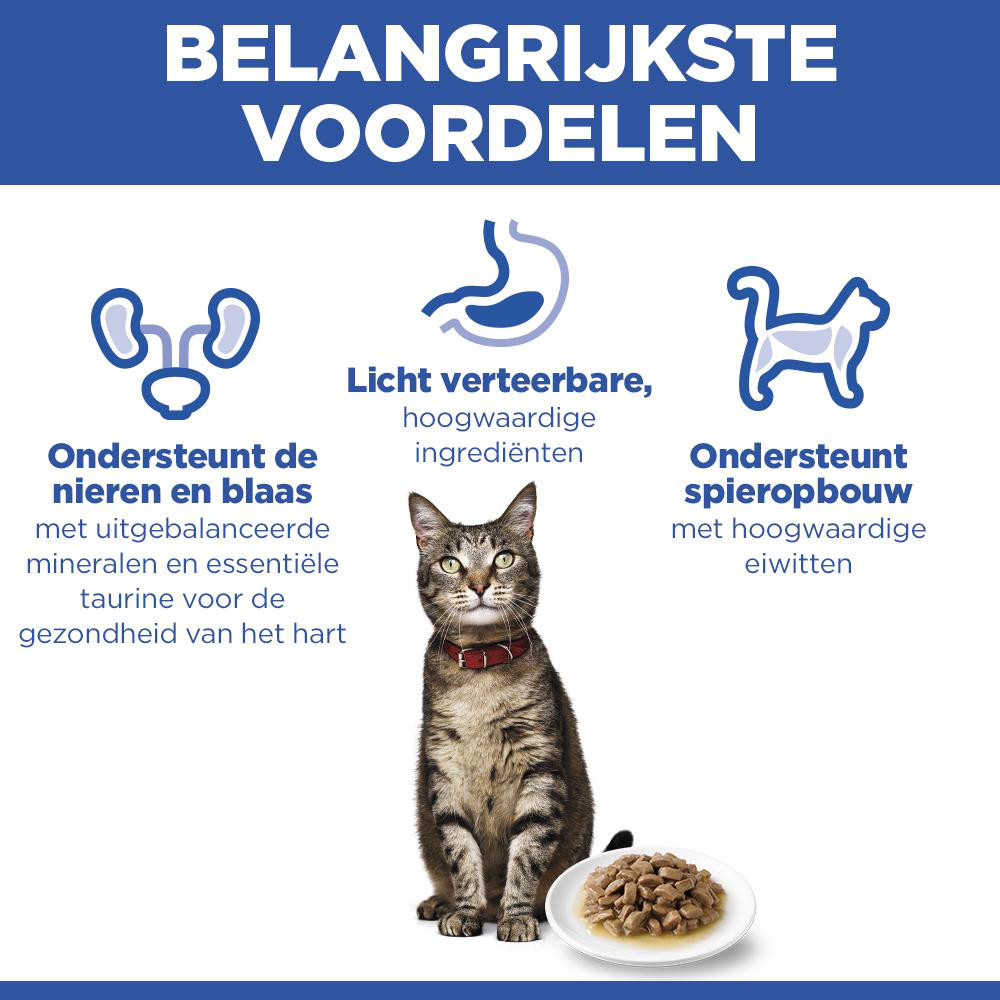 Hill's Adult nat kattenvoer met zeevis maaltijdzakje multipack
