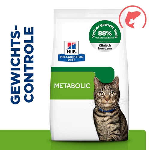 Hill's Prescription Diet Metabolic Weight Management kattenvoer met tonijn