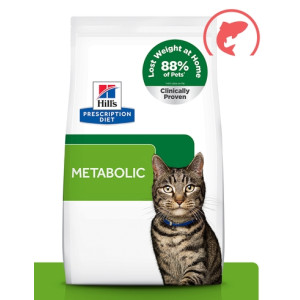 Hill's Prescription Diet Metabolic Weight Management kattenvoer met zalm 3 kg