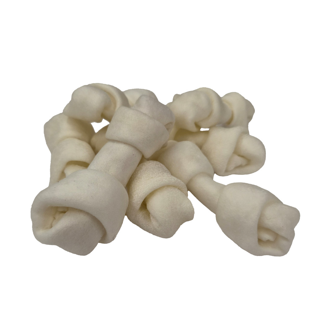 Brekz Dental Rawhide - knoopbeen kauwsnack hond 9 cm