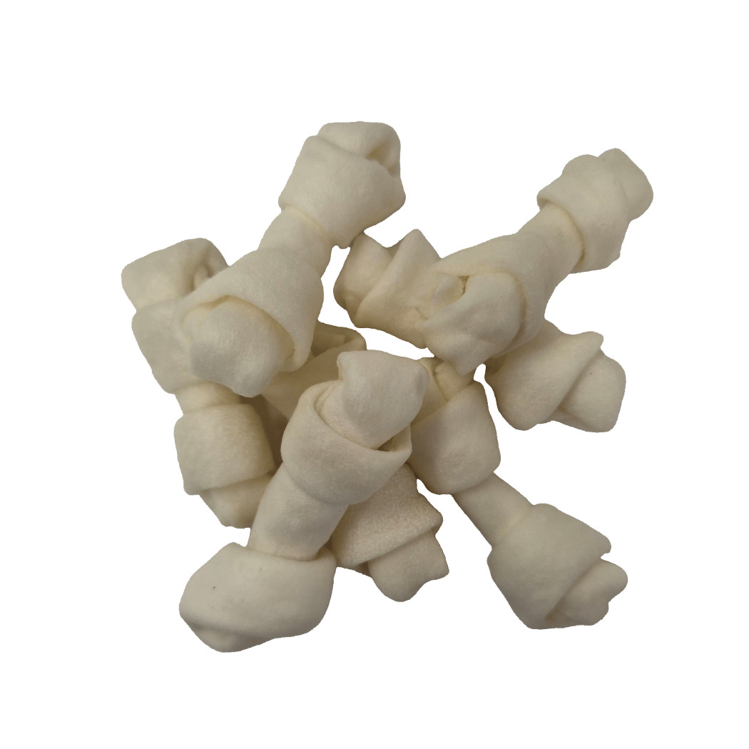 Brekz Dental Rawhide - knoopbeen kauwsnack hond 9 cm