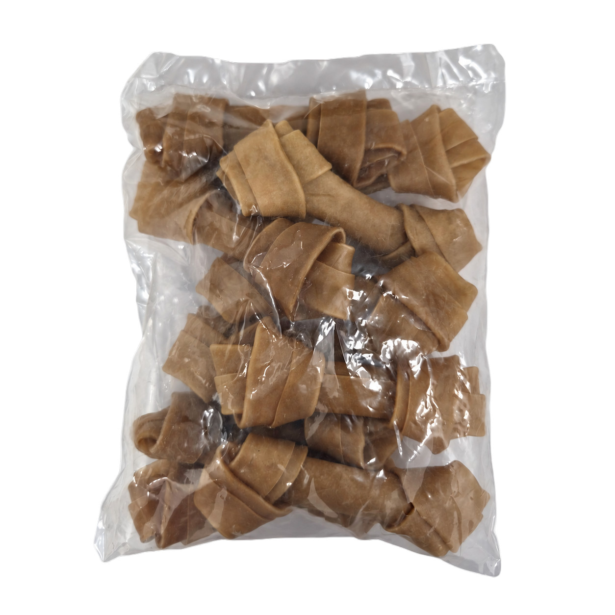 Brekz Rawhide - runderhuidbot geknoopt kauwsnack hond 13 cm
