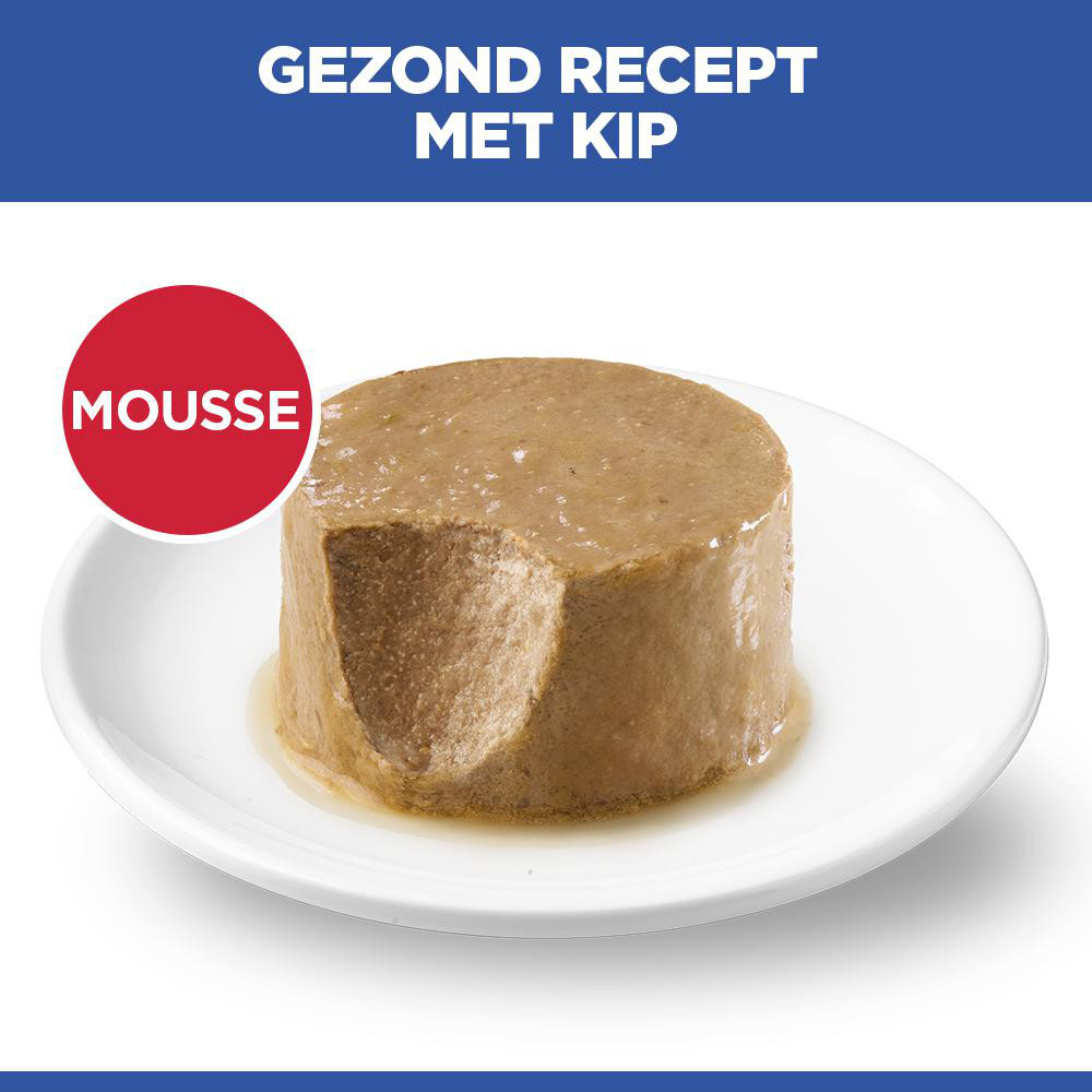 Hill's Adult Sterilised Cat nat kattenvoer met kip (mousse) blik