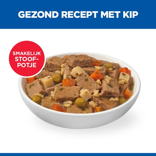 Hill's Mature Adult nat hondenvoer met kip en groenten (stoofpotje) blik