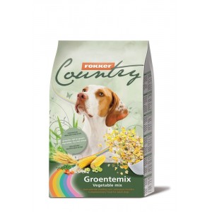 Afbeelding Fokker Country Groentemix hondenvoer 6 kg door Brekz.nl