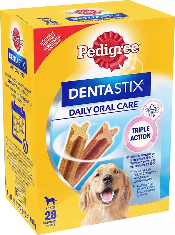 Pedigree Dentastix Large hondensnack vanaf 25 kg Omdoos (28 stuks)