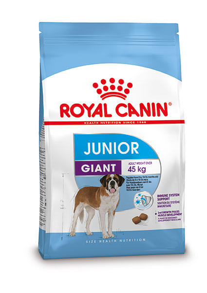 Afbeelding Royal Canin Giant junior hondenvoer 2 x 15 kg door Brekz.nl