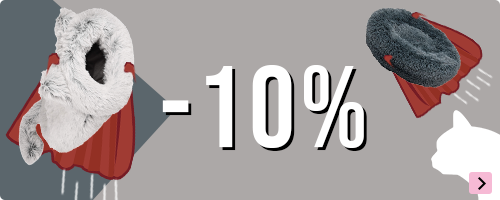 10% korting op zachte kattenmandjes