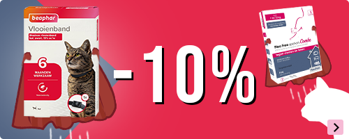 Nu 10% korting op anti-vlo producten voor uw kat