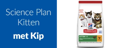 20% korting Hill's Science Plan kitten met Kip